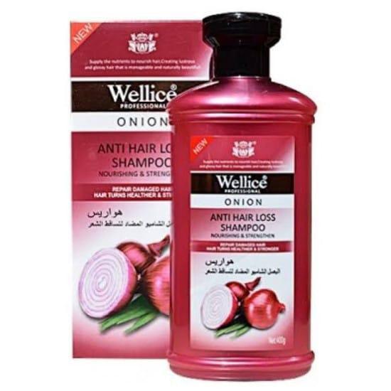 Natural Onion Extract Shampoo with Essential Oils – Anti-Hair Loss & Stimulating Hair Growth